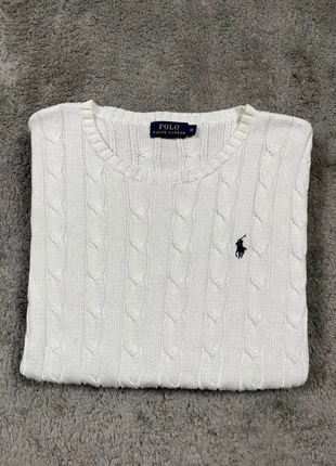 Pull Ralph Lauren | Blanc | Taille M Femmes, brand: Ralph Lauren, condition: Very good, size: M / 38 / 10, €45.00, €47.95 includes Buyer Protection