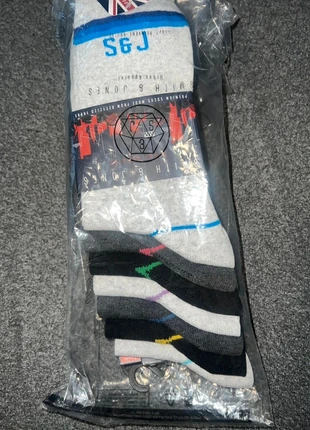 NIEUW, set van 7 paar heren sokken van Smith & Jones, maat 41-46 #, merk: Smith & Jones, staat: Nieuw met prijskaartje, maat: M | 43–46, € 10,49, € 11,71 inclusief Kopersbescherming