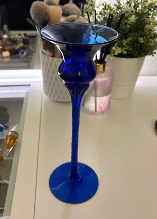 Portacandela vintage blu, brand: Candela, condizioni: Ottime, €8.00, €9.10 include la Protezione acquisti