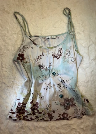 Débardeur vintage Y2K, marca: Promod, estado: Muito bom, tamanho: M / 38 / 10, €4.00, €4.90 inclui Proteção do Comprador