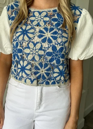 Haut Zara neuf taille S, marque: Zara, état: Neuf sans étiquette, taille: S / 36 / 8, 10,00 €, 11,20 € Protection acheteurs incluse