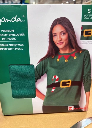 Musical Christmas Elf Jumper with Sound Size S 36/38 NEW, brand: Oyanda, condizioni: Nuovo con cartellino, taglia: S / IT 40 / EU 36, €15.00, €16.45 include la Protezione acquisti