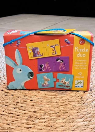 Puzzle duo les contraires Djeco, marca: Djeco, estado: Muito bom, €6.00, €7.00 inclui Proteção do Comprador