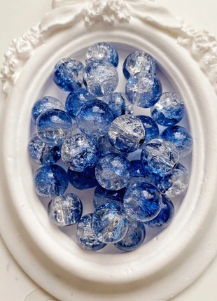 Matériaux DIY : Perles en verre rondes de 10 mm, 30 pièces, état: Neuf sans étiquette, 1,00 €, 1,75 € Protection acheteurs (Pro) incluse