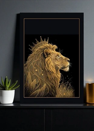 Poster Lion, marque: CM, état: Neuf, 5,00 €, 5,95 € Protection acheteurs incluse