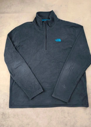 Veste / Gilet Fleece Polaire 1/4 Zip The North Face - Bleu - Taille L - PT008, merk: The North Face, staat: Goed, maat: L, € 9,10, € 10,26 inclusief Kopersbescherming Pro