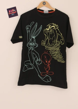 🎬 T-shirt Looney Tunes officiel, marca: Looney Tunes, estado: Muito bom, tamanho: M, €3.50, €4.38 inclui Proteção do Comprador