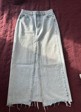 Jupe longue en jean, marque: Stradivarius, état: Très bon état, taille: M / 38 / 10, 4,00 €, 4,90 € Protection acheteurs incluse