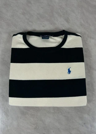 Ralph Lauren Sport marinière noire & écrue – coton premium – taille S Code 011N, marque: Ralph Lauren, état: Très bon état, taille: S / 36 / 8, 28,00 €, 30,10 € Protection acheteurs (Pro) incluse