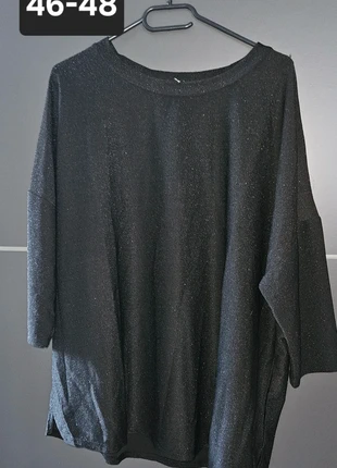 Glittertrui, merk: Wibra, staat: Heel goed, maat: XXXL / 46 / 18, € 5,00, € 5,95 inclusief Kopersbescherming