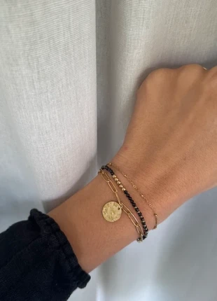 Bracelet multirangs doré ajustable en acier inoxydable tendance, marque: Tendance, état: Très bon état, 12,50 €, 13,83 € Protection acheteurs (Pro) incluse