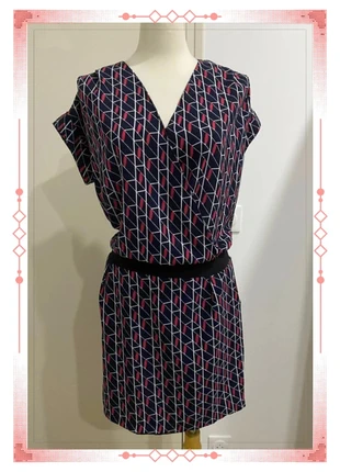 Robe BT London manches courtes col en V multicolore Taille S, brand: BT London, condition: Very good, size: S / 36 / 8, €5.90, €6.90 includes Buyer Protection