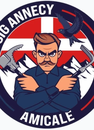 Écusson de Movember amicale PSIG Annecy, zustand: Neu, mit Etikett, 7,00 €, 8,05 € inklusive Vinted-Käuferschutz