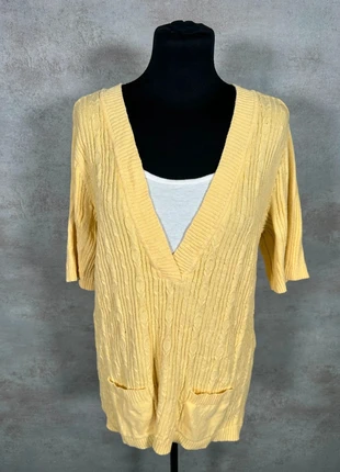Pull Maille Torsadée Cable Knit Vintage Lane Bryant jaune clair texturé taille M, marque: Vintage Dressing, état: Très bon état, taille: M / 38 / 10, 12,00 €, 13,30 € Protection acheteurs (Pro) incluse