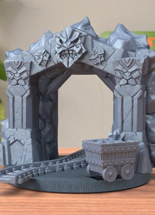 Entrée mine nain décoration lotr hobbit warhammer d&d dnd sigmar, brand: Accessoires, condition: Very good, €14.00, €15.40 includes Buyer Protection