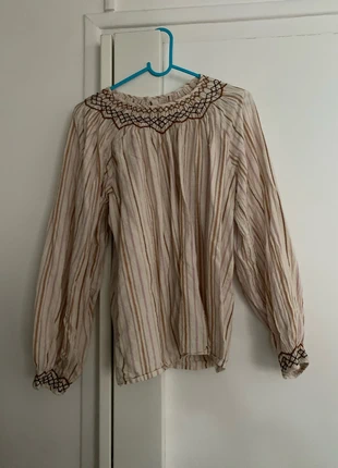 Blouse Vanessa Bruno à rayures rose, marque: Vanessa Bruno, état: Très bon état, taille: M / 38 / 10, 30,00 €, 32,20 € Protection acheteurs incluse