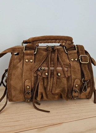 🇮🇹Sac a main 100% Cuir Daim couleur Camel verapelle avec Bandoulière 🇮🇹 The genuine leather neuf, marca: The Genuine Leather, estado: Novo com etiquetas, €64.90, €68.85 inclui Proteção do Comprador Pro