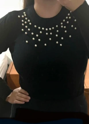 Maglione elegante nero Tezenis taglia L perle, marque: Tezenis, état: Très bon état, taille: L / 40 / 12, 11,47 €, 12,74 € Protection acheteurs incluse