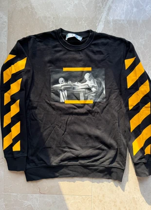 Off-White Caravaggio Sweater, merk: Off-White, staat: Heel goed, maat: L, € 60,00, € 63,70 inclusief Kopersbescherming