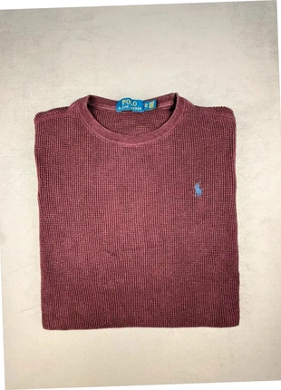 ralph lauren pull bordeaux coton nid d’abeille col rond logo bleu doux chaud femme taille XS “707”, marque: Ralph Lauren, état: Très bon état, taille: XS / 34 / 6, 26,00 €, 28,00 € Protection acheteurs (Pro) incluse