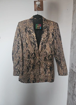 Veste cintrée motif serpent, marque: Kristina Popovitch, état: Très bon état, taille: L / 40 / 12, 17,00 €, 18,55 € Protection acheteurs incluse