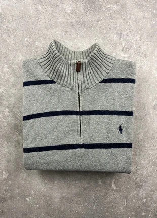 Pull 1/4 Zip Ralph Lauren Gris 2XL Homme, marke: Ralph Lauren, zustand: Sehr gut, größe: XXL, 49,00 €, 52,15 € beinhaltet Vinted-Käuferschutz Pro