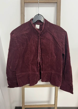 Veste lie de vin en velours, camaïeu, 40, merk: Camaïeu, staat: Heel goed, maat: L / 40 / 12, € 8,00, € 9,10 inclusief Kopersbescherming Pro