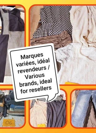Lot 19 vêtements femme marques revendeur idéal revente women branded clothes resale, état: Très bon état, taille: M / 38 / 10, 23,00 €, 24,85 € Protection acheteurs incluse