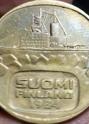 Moneda Finlandia,1.984, 5 Markkaa,MBC., état: Très bon état, 1,60 €, 2,38 € Protection acheteurs incluse