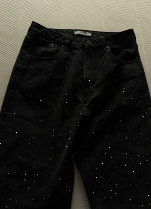 Pantalon noir strass paillettes taille haute, marca: See See Paris, estado: Muito bom, tamanho: M / 38 / 10, €20.00, €21.70 inclui Proteção do Comprador