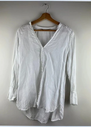 Blouse blanche Zara Basic en lin, brand: Zara, condition: Very good, size: M / 38 / 10, €22.50, €24.33 includes Buyer Protection Pro
