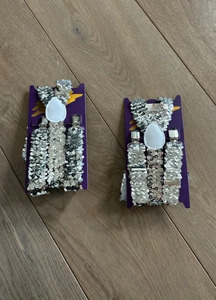 Feestelijke Bretels met glitters, staat: Nieuw met prijskaartje, € 5,00, € 5,95 inclusief Kopersbescherming