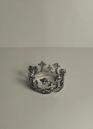 Bague argentée - Couronne, brand: CHROME, condition: New without tags, size: Adjustable, €5.99, €6.99 includes Buyer Protection