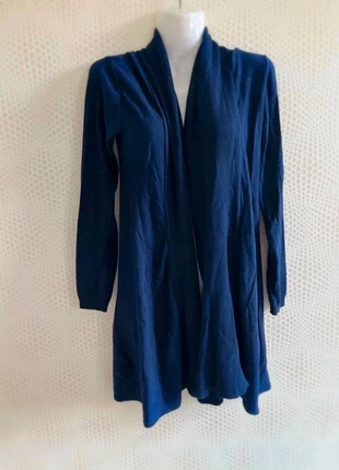 Gilet long bleu – Taille 38/40, marca: sans marque, estado: Bom, tamanho: L / 40 / 12, €6.50, €7.53 inclui Proteção do Comprador