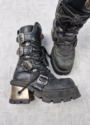 Bottes New Rock Cuir Noir Talon, brand: New Rock, condition: Very good, size: 38, €189.90, €200.10 includes Buyer Protection Pro