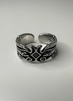 Bague argentée modèle dragon, brand: CHROME, condition: Very good, size: Adjustable, €6.99, €8.04 includes Buyer Protection Pro