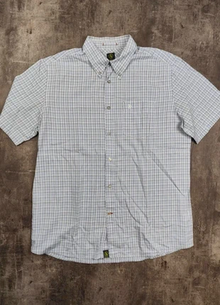 chemise courte a rayures blanc et bleu aigle taille L, brand: Aigle, condition: Very good, size: L, €19.00, €20.65 includes Buyer Protection