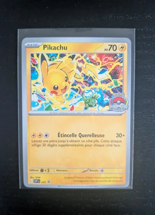 Carte Pokémon Pikachu Promo SVP 225 - Championnats du Monde 2025, brand: Pokémon, condizioni: Ottime, €10.90, €12.15 include la Protezione acquisti