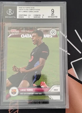 Beckett 9 Lamine Yamal, marque: Topps, état: Très bon état, 24,99 €, 26,94 € Protection acheteurs (Pro) incluse