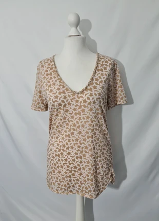 T-shirt étoiles Freesoul – T42 – col V, brand: Freesoul, condition: Very good, size: XL / 42 / 14, €1.00, €1.75 includes Buyer Protection Pro