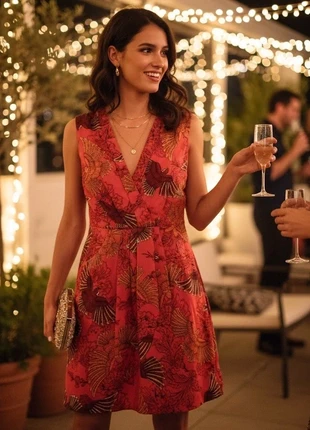 Abito rosso per capodanno, marque: Zara, état: Neuf avec étiquette, taille: S / 36 / 8, 15,00 €, 16,45 € Protection acheteurs incluse