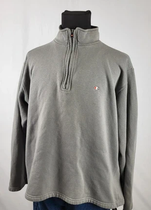 Champion Rochester USA XL sweat 1/4 zip gris vintage logo brodé pullover unisexe, marque: Champion, état: Très bon état, taille: XL, 15,00 €, 16,45 € Protection acheteurs incluse