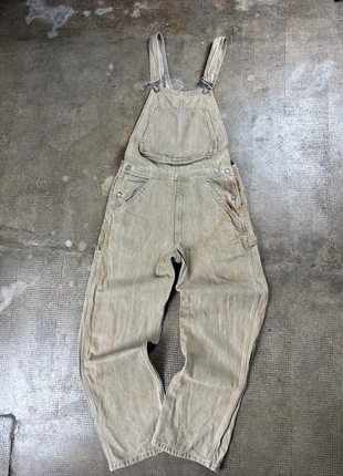 Salopette en jean beige moutarde vintage taille M homme L32 Ag workwear - SAL0992, marque: WORKWEAR, état: Bon état, taille: M, 22,99 €, 24,84 € Protection acheteurs (Pro) incluse