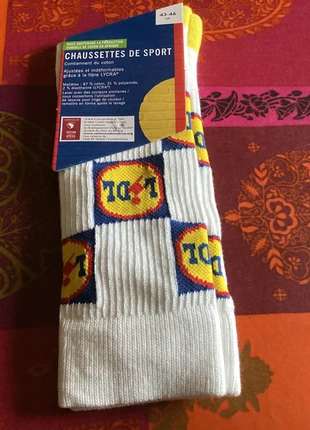 Chaussettes de sports Lidl taille 43-46, marque: Lidl, état: Neuf avec étiquette, taille: M | 43–46, 8,00 €, 9,10 € Protection acheteurs incluse