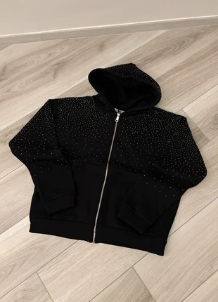 ZipHoodie Black Glitter, brand: Vintage Dressing, condizioni: Nuovo senza cartellino, taglia: XL, €39.99, €42.69 include la Protezione acquisti