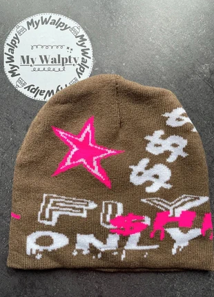 bonnet y2k "Fly Only" brown, brand: y2k, condition: Good, size: One size, €20.00, €21.70 includes Buyer Protection Pro