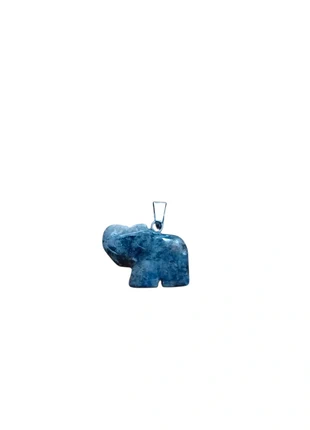Pendentif éléphant en sodalite, marque: Pierre, état: Neuf sans étiquette, 4,00 €, 4,90 € Protection acheteurs (Pro) incluse