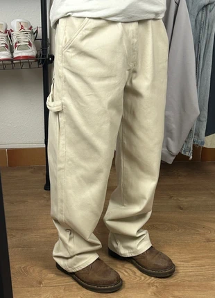 Pantalon Carpenter Worker Workwear Coupe Droite Beige Crème t.FR46 W35, marque: WORKWEAR, état: Très bon état, taille: W36 | FR 46, 22,90 €, 24,75 € Protection acheteurs (Pro) incluse