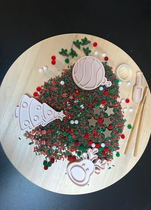 Sensorische speelset kerst, marque: Set, état: Neuf sans étiquette, taille: 4 ans / 104 cm, 21,00 €, 22,75 € Protection acheteurs incluse