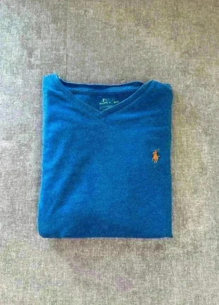 T shirt Ralph Lauren col en V bleu taille M, marca: Ralph Lauren, estado: Muy bueno, tamaño: M / 38 / 10, 12,00 €, 13,30 € Protección al comprador Pro incluida